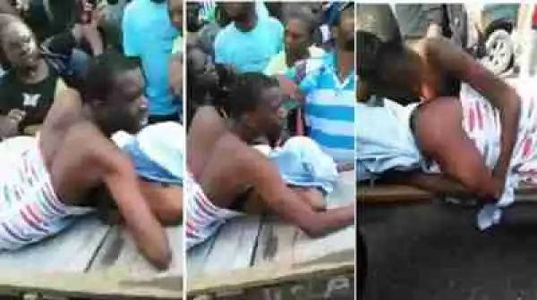 SH0ck!NG V!de0!! Boy Gets Stu!ck Ins!de Some0nes Wife and Dragged along Street